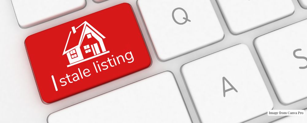 A “stale listing” is defined as a listed residential property that has been on the market for sale for more than 60 days without going under contract after a purchase offer is made.